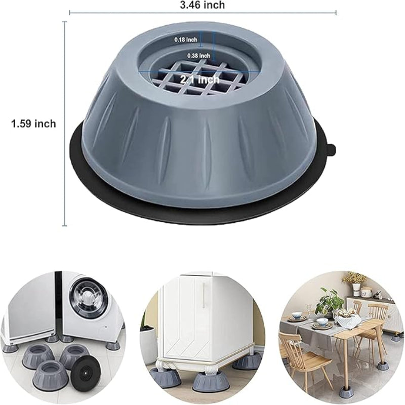 Sky Touch Støydempende Vibrasjonsputer 4 stk