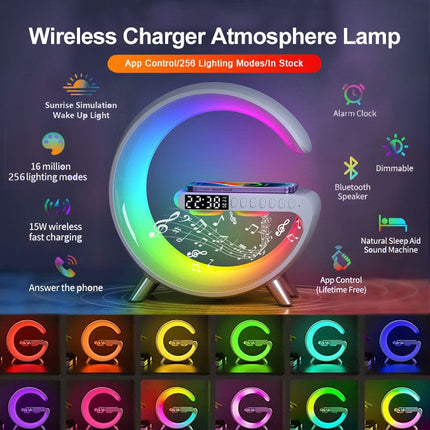 MULTIFUNKSJONELL BLUETOOTH LED BORDLAMPE