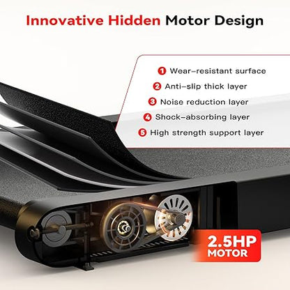 4 I 1 Sperax Walking Pad Med Vibrasjon og App - Ultralett 10 kg