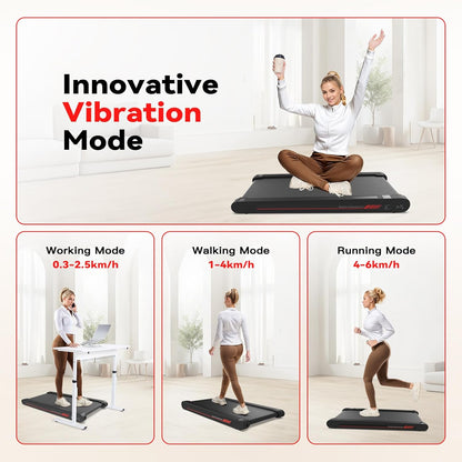 4 I 1 Sperax Walking Pad Med Vibrasjon og App - Ultralett 10 kg