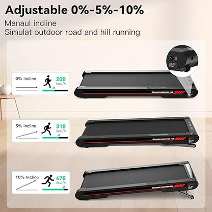 Sperax Vibrerende Walking Pad Med App - Ultralett 10 kg