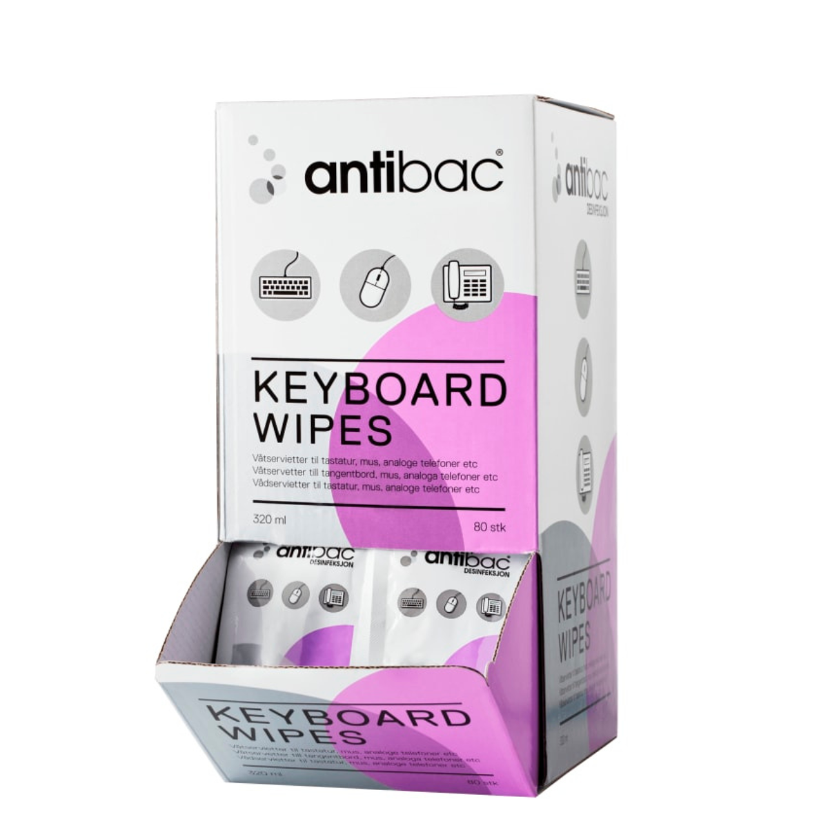 Keyboard Wipes 80 Stk